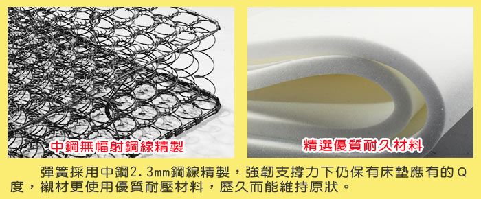 Dazo《乳膠系列》四線健康護背床墊雙人加大6尺
